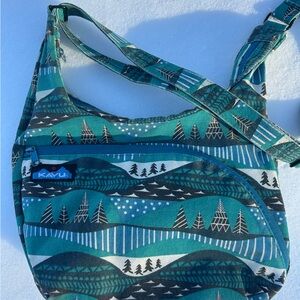 KAVU Sydney Satchel Winter Print